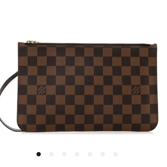 Louis Vuitton Ebene Neverfull Pouch - Picture 1 of 6